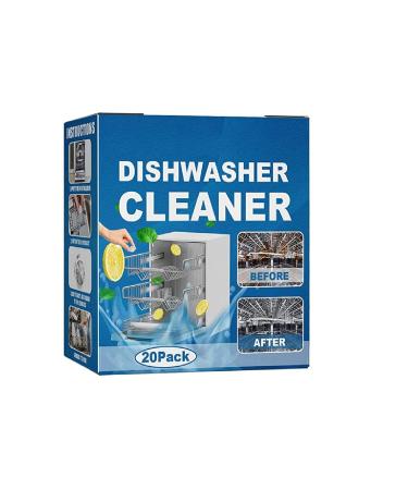 Dishwasher Tablets Dishwasher Cleaning Tablets Removes Limescale Build Up Dishwasher Cleaner for Kitchen Tableware Care (1 PCS)