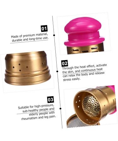 Beavorty Moxibustion Box & Belt - Candlery Health Heat Treatment for Tendonitis | Classic 9x6.5cm | Besting 3PCs Golden - Buy Online on GoSupps.com