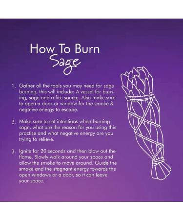 ESPOIR & AMOUR White Sage Smudge Sticks for Smudging Ritual, Healing & Cleansing - Set of 6 Hand-Tied 4 California Sage Bundles - Buy Online on GoSupps.com