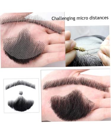 Faux Hommes Barbe de la Barbe r elle Moustache Moustache Barbe la Vie comme la Moustache de Vraie Cheveux Fausse Moustache pour l'homme Vie comme la Moustache de Vraie Cheveux - Buy Online on GoSupps.com