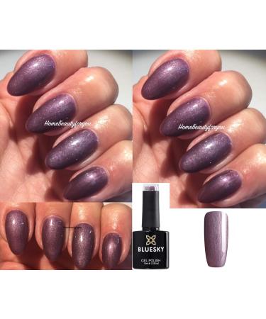 Bluesky Nail Gel Polish Purple Sheen Autumn Winter Mauve A78 UV LED Soak Off 10ml - Buy Online on GoSupps.com