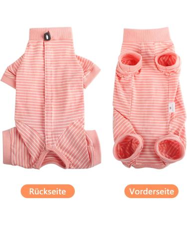 Heywean Long-Sleeved Striped Cat Body - Post-Operation Wear for Cats | Anti-Trimming Clothing in Orange - Buy Online on GoSupps.com