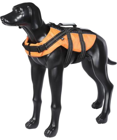 Rukka Pets Safety Life Vest for Dogs Orange Large | Premium Dog Life Jacket for Water Safety - Buy Online on GoSupps.com