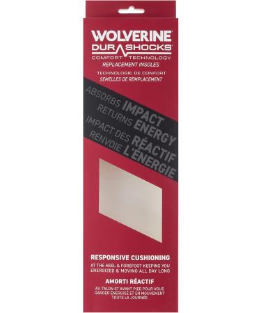 Wolverine Men's Durashocks Insole - Black | Comfortable & Durable M 5US/38EU 5 - Shop Internationally - Buy Online on GoSupps.com