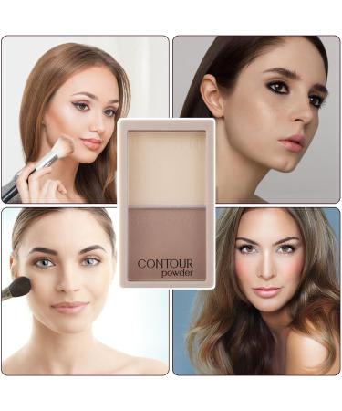Face Matte Bronzer | Long-Lasting Matte Bronzer Contour Makeup Supplies - Multifunctional Pressed Powder Shimmer Bronzer Shiny Bronze Booster Highlight for Girls Daily Makeup Contour Powder Group B - Buy Online on GoSupps.com