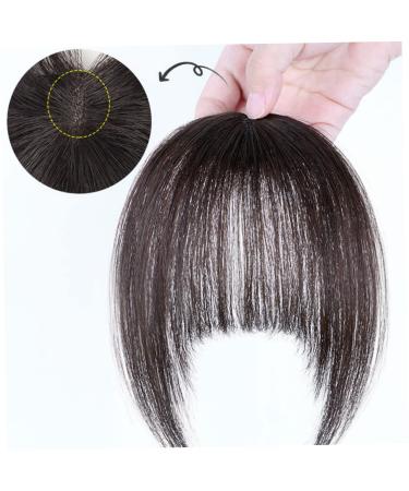 Shop Clip-In Fringe Echo | 100% Real Hair Pony Extensions for Women - Dark Brown Wispy Style - Buy Online on GoSupps.com