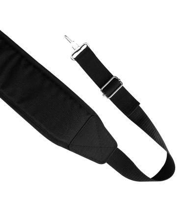 LZFAN Golf Bag Shoulder Strap, Single Padded Adjustable Straps Universal Replacement All in Black - Buy Online on GoSupps.com