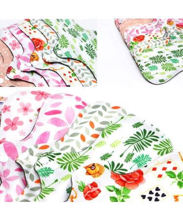 Asenappy Reusable Menstrual Pads - Bamboo Charcoal Menstrual Cloth Pads | Heavy Incontinence Pads | Reusable Sanitary Pads - Pack of 5  1 Cloth Mini Wet Bag 5xlround - Buy Online on GoSupps.com