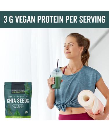 Viva Naturals Organic Raw Chia Seeds - 2 Lbs | Superfood for Health & Wellness - Buy Online on GoSupps.com