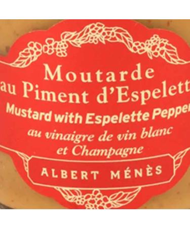 Albert Menes AM Mustard with Espelette Pepper Mustard 100 g - Buy Online on GoSupps.com