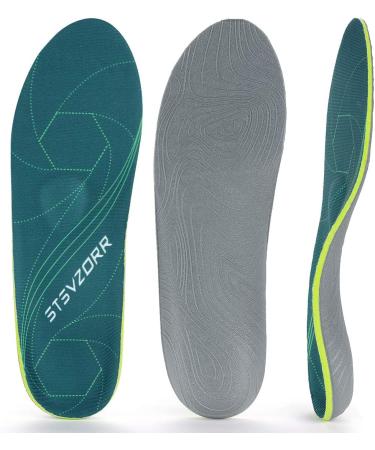 Plantar Fasciitis Arch Support Orthopedic Insoles for Flat Feet & Heel Pain Relief - UK-9 (28cm) - Green - Buy Online on GoSupps.com