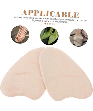 CALLARON Metatarsal Pads - 4 Pairs Anti-Sliding Shoe Inserts for Open Toe & High Heels - Forefoot Support for Men & Women - Buy Online on GoSupps.com