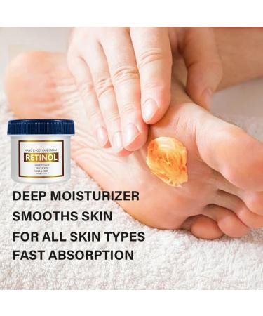 IZBEAUVO Retinol Foot Cream For Dry Cracked Feet Athletes Foot Cream Anti Fungal Skin Cream Cracked Heel Repair Cream Foot Moisturizer For Healthy Feet Callus Remover And Soften Relief For Dry Feet - Buy Online on GoSupps.com