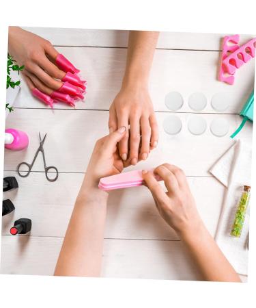 Ipetboom French Tip Nail Tool 6pcs Nail Art Silicone Stamp Silica Gel Cosmetic Transfer Seal Manicure Tools 2.50X2.50X1.30CM Transparent 1 - Buy Online on GoSupps.com