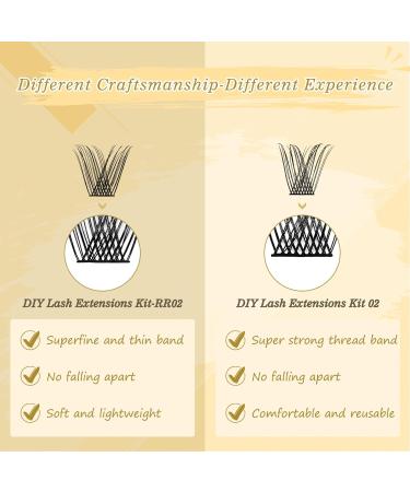 QUEWEL 144 PCs Eyelash Clusters & DIY Extensions Set - Super Hold Binding & Sealing Individual Applicator Tool - Qurr-DH-02 - Buy Online on GoSupps.com