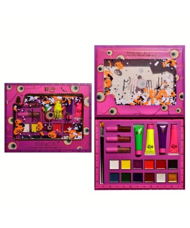 12 color facepaint Luminous Makeup Sticks for Mardi Gras Halloween Masquerade Music Festival and Black Light Parties - Easy toApply Washable and Non-Toxic 12facepaint