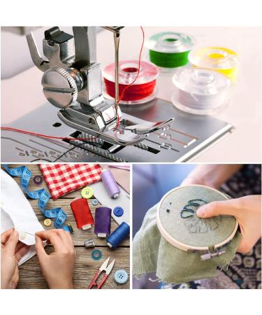 Blibly 72Pcs Sewing Thread Kit - 500 Yards Polyester Spools with Accessories - Prewound Bobbins for Hand & Machine - 36 Colors - Buy Online on GoSupps.com
