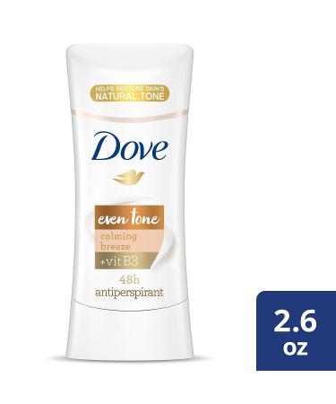 Dove Even Tone Antiperspirant Calming Breeze Deodorant for Women 2.6 oz - Buy Online on GoSupps.com