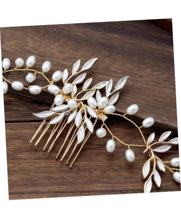 DOITOOL Combs Hair Pin Hair Clip Bridal Headdress Women Hairpin Hair Jewels for Women Wedding Headpiece Bride Insert Comb Bridal Hair Comb Hair Accessories Headgear Pearl Miss - Buy Online on GoSupps.com