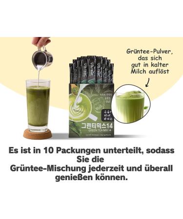  EasyCookAsia Hankook Tea Green Tea Blend 120g | Fine Green Tea Powder for Latte | Quickly Dissolves and Perfect for On the Go | Bitter and Sweet Taste | Tea Fun for Home and Travel - Buy Online on GoSupps.com