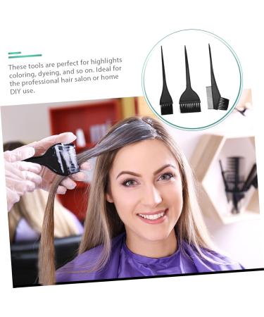 Didiseaon 1 Set Hair Coloring Tools Hair Mixing Bowl Diy Kits Salon Hair Dying Kit Hair Coloring Comb Hair Tinting Bowl Hair Coloring Supplies Hair Comb Plastic Hair Dye 20.5x6cm Black - Buy Online on GoSupps.com