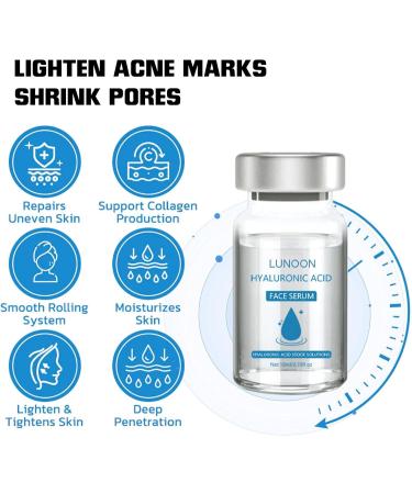 Acihyaluronic Face Serums Face Moisturizer 0.35 fl oz | Firm & Plump Skin Glow Boost Essence for Deep Hydration & Anti-Aging Kirdume Free - Buy Online on GoSupps.com