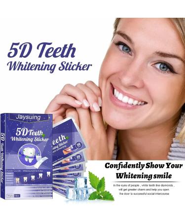 Professional Strength Teeth Whitening Strips - 14 Strips/7 Treatments - Reduce Sensitivity, Remove Stains - Brighter, Confident Smile - Buy Online on GoSupps.com