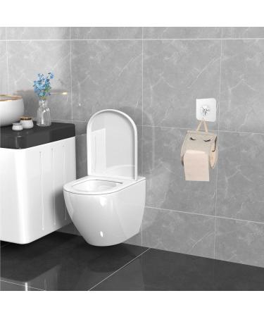 Toilet Paper Roll | Cotton Cute Eyelash Shape Toilet Roll Holder | Toilet Paper Dispenser Box for Camping Bathroom RV Car Travel No Glue or Drill Needed Gray - Buy Online on GoSupps.com