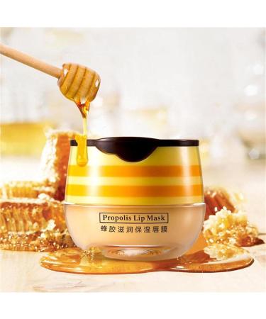 2 Pcs Julia's Bees Lip Balm Honey Pot Lip Balm Rich Natural Formula Propolis Bee Balm Lip Balm Honey Pot with Applicator Exfoliating Honey Pot Lip Balm Sleeping Lip Mask - Buy Online on GoSupps.com