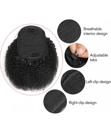 Human Hair Ponytail Hair Piece Mogolian Human Hair Afro Kinky Curly Ponytail Extensions 10-28 Inch Long Drawstring Remy Hair Ponytail Clip In Afro Curly Ponytail Hair Piece Ponytail Hairpiece for Wo 26inches Afro Kinky Curly - Buy Online on GoSupps.com