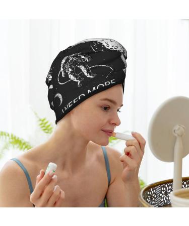 Super Absorbent Microfiber Hair Towel Wrap - I Need More Space | Coral Velvet Quick Dry Cap for Long Curly & Thick Hair - Women s Hair Care Essential - Buy Online on GoSupps.com