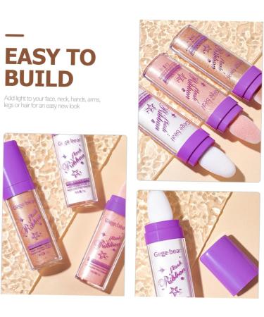 DOITOOL 3pcs Highlight Pat Powder Pat Glitter Powder Glitter Highlighter Pens Body Patting Glitter Voss Face 1 count (Pack of 1) Assorted Color - Buy Online on GoSupps.com