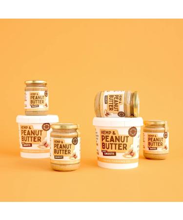 Peanut Butter with Hemp - Almost Smooth Hemp & Nut Butter - 330 g Vegan & Vegetarian Friendly All Natural Peanut Butter - With Omega 3 & 6 Plant Based Protein & Fibre by Gaia s Farming Co. 330 g (Pack of 1) - Buy Online on GoSupps.com