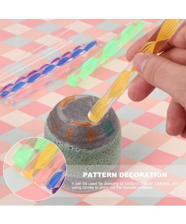 Buy Milist 8-Piece Dotting Rods Set - Dual-Ended Acrylic Twist Sticks for Nail Art Mandala & Coloring | International Shipping Available - Buy Online on GoSupps.com