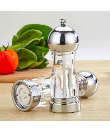 WALFREW Salt and Pepper Grinder Refillable Salt and Pepper Pepper Spice Jars for Black Pepper Sea Salt and Himalayan Salt Size: 15.7 x 5.5 cm. - Buy Online on GoSupps.com