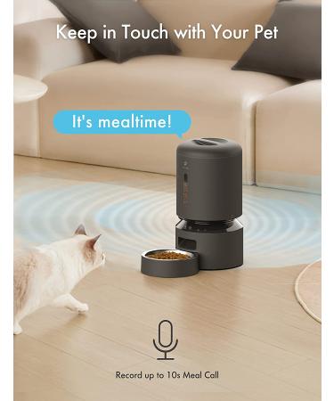 PETLIBRO Automatic Cat Feeder - 5G WiFi, APP Control, Stainless Steel Bowl - 5L Black - Buy Online on GoSupps.com