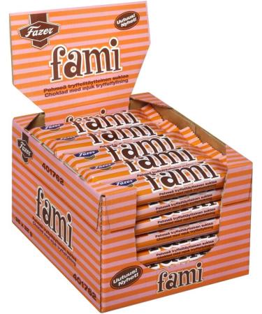  Fazer Fazer Fami Original Chocolat 35 bars of 32 g - Buy Online on GoSupps.com