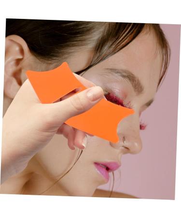 Housoutil Mascara Make Up Orange Blindfold Girls Guard Auxiliary Portable Makeup Tools Stencils Template Teen 10.3x3.8cm Orange - Buy Online on GoSupps.com