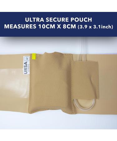 URSA Health Ultra Soft Insulin Pump Thigh Belt - Slim & Stretchy, 1mm Thin, Made in UK, Durable & Breathable - Beige, Diabetes Patients, Compatible with Medical Devices - Buy Online on GoSupps.com