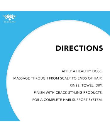 CRACK HAIR FIX Clean & Soaper Shampoo and In-Treatment Conditioner Set - 10 oz - Buy Online on GoSupps.com