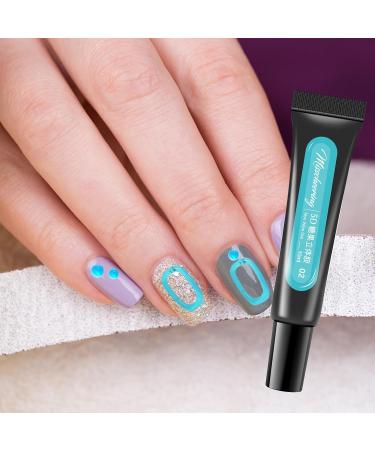 Nail Polish Gel - Highly Pigmented Nail Gel Polish | Nail Polish Gel Create Various Manicures for Manicure Art Design Enjoy Stereo Adhesive Nail Polish Gel for Lover Girl Mother Women Shzons 02 - Buy Online on GoSupps.com