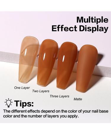 AIMEILI 5 in 1 Rubber Base Gel - Sheer Color Nail Polish with Elastic Coat - (586) 10ml - Buy Online on GoSupps.com