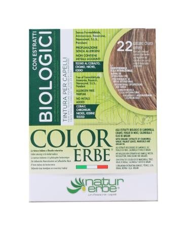 naturerbe Color Herb Extracts Bio Dyeing 22 Light Brown Ash