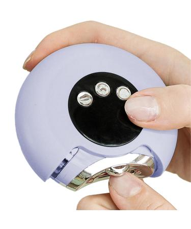 Baby Nail Trimmer Electric Automatic Nail Filer Electric Baby Nail Trimmer Versatile Nail File Safe Nail Clippers for Children Women Men Adults Purple