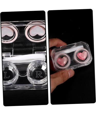 Partykindom 8-Pack Transparent Contact Lens Cases - Portable Storage Containers for Travel & Eyelid Solution - Buy Online on GoSupps.com