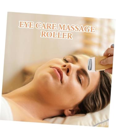 MERRYHAPY Jade Eye Massager & Facial Roller Tool - Skin Massagers for Women - Wooden & Metal Face Massage Rollers - International Shipping Available - Buy Online on GoSupps.com