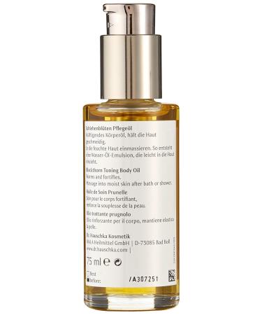 Dr. Hauschka Blackthorn Blossom Body Oil 75ml | Unisex Strengthening Body Oil for Nourished Skin - Shop Internationally - Buy Online on GoSupps.com