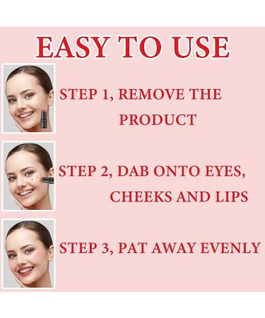 Long Lasting Waterproof Pink Cream Contour Blush Stick for Cheeks & Lips - Multipurpose Makeup for Women - Buy Online on GoSupps.com