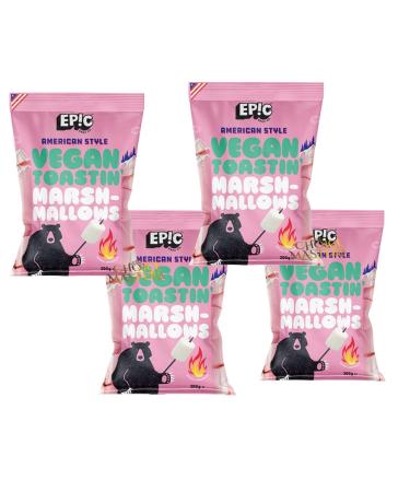 Vegan Marshmallows | American Style Epic Vegan Extra Large Toasting Marshmallows - Gluten Free - 800g