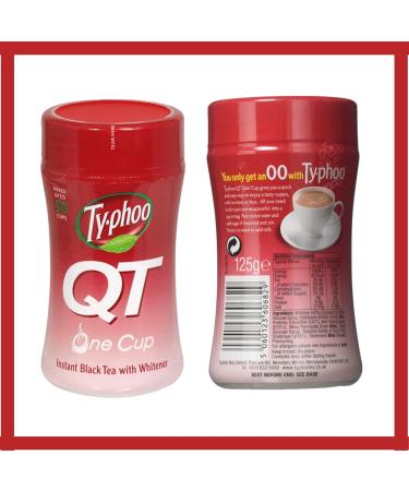 Typhoo QT Instant Tea Drink 125g x 6 Jars Bundle | Makes 300 White Tea Cups | TGBK - Buy Online on GoSupps.com